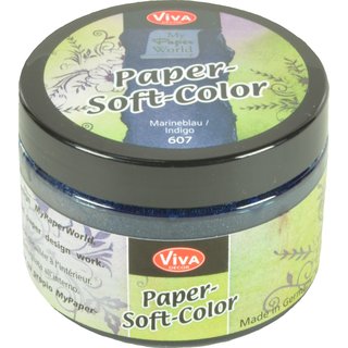 Paper-Soft-Color, 75ml, marineblau, 1 Dose