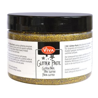 Glitter-Paste, 150ml, gold, 1 Dose