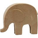 Pappmaché Elefant, 1 Stk.,
