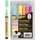 Textilmalstifte, 1 Set, Neonfarben, Strichstärke 3mm, 6 Stück