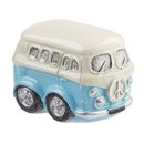 Mini Bus, 3 cm, blau-wei&szlig;, 1 St&uuml;ck