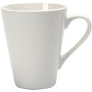 Becher, Kaffeetasse, H 10 cm, D: 5-8 cm, Weiß, 1Stck.