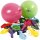 Luftballons, Sortierte Farben, ø 23 cm, Rund, 100 Stk.