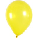 Luftballons, ø 23 cm, rund, 10 Stck. gelb