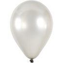 Luftballons, ø 23 cm, rund, 8 Stck., gold oder silber
