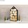 Holzbausatz Adventskalenderhaus, natur, 25,5x17,5x45,5cm, 185 tlg., Box 1Set