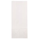Papier-Blockbodenbeutel, weiß, 10x24x6cm, 80g/m2,...
