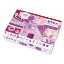 Mega-Bastelbox Unicorn 1.000 Teile, weiß/pink/lila...