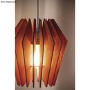 Holz Lamellenlampe, natur, 1 DIY-Set