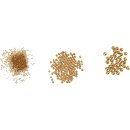 Mini-Kugeln - Sortiment, Größe 0,6-0,8+1,5-2+3 mm, 3 Dosen, Gold