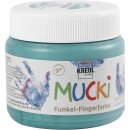 MUCKI Funkel-Fingerfarbe Smaragd-Grün 150 ml