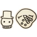 Dekofigur Schneemann geschmolzen, H 11,5 cm, 1 Stck.