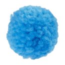 Pompons 30 mm, blau, Beutel à 6 Stück