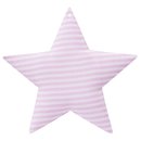 Stoff-Stern ca. 8 cm, rosa, Beutel à 2 Stück
