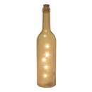 Glasflasche mit Beleuchtung 5-er LED, 7,2cm ø,...