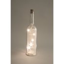 Glasflasche mit Beleuchtung 5-er LED, 7,2cm &oslash;,...