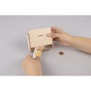 Geld-Geschenkbox "Fisch", Holzbausatz 3D