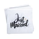 Serviette "Just married", FSC Mix Credit,...