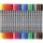 Colortime Dual-Filzstifte, Strichstärke: 2,3+3,6 mm, Standard-Farben, 6 - 20 Farben