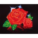 Diamond Dotz® Roter Rosen-Schein, 27,9x35,5 cm, 1 Set