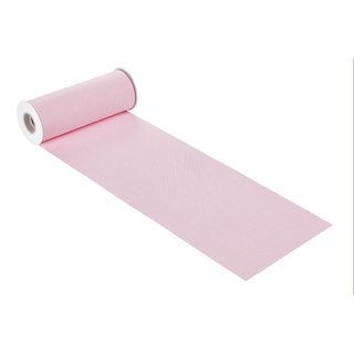 Dekostoff-Glimmer, 20 cm, 1 m, Leinen-optik, rosa