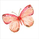 Diamond Dotz® Kissen Schmetterling rosa, 44x44 cm, 1 Set