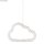 Draht Halbmond+Wolken, sortiert, 10-12cm, Btl 3 Stück