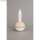 Rohholzkugel Kerzenhalter, 7cm ø, natur, für Adventskranz, Geburtstagszug/Raupe