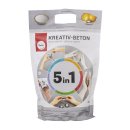 Kreativ-Beton 5in1, steingrau, Beutel 3kg