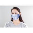 Mund-Nasen-Maske mit Elastikbänder, weiß, 5 Stück, Community-Maske