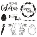 Osterstempel, Frohe Ostern, Clear Stamps - Osterfreunde,...
