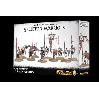 Warhammer Age of Sigmar DEATHRATTLE SKELETON WARRIORS, 10 Citadel® Miniaturen