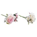 Rosen Pick, 15cm, 3 Blüten, Rose weiß oder...