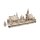 Holz 3D Bausatz Alpendorf, FSC Mix Cred, natur, 40x14,5x20cm, 94tlg., +Drehteller, Box