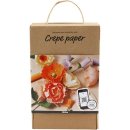 Krepppapier-Blumen, Lernset Krepppapier, Sortierte Farben, 105 g, 1 Set