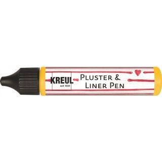 KREUL Pluster & Liner Pen Sonnengelb 29 ml