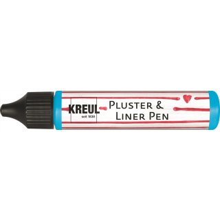 KREUL Pluster & Liner Pen Himmelblau 29 ml