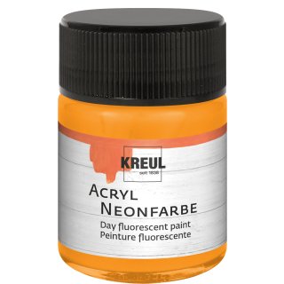 KREUL Acryl Neonfarbe Neonorange 50 ml
