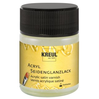 KREUL Acryl Seidenglanzlack auf Kunstharzbasis 50 ml
