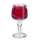 Miniatur Weinglas 2 cm Btl. à 4 St.