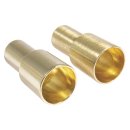 Metall Flaschenkerzenhalter f.Stabkerzen, gold, 2,2/1,8x5cm, SB-Btl. 2Stück