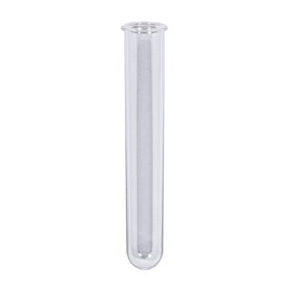 Acryl Reagenzglas, 20mm ø, 12cm lang, mit Rand, SB-Btl. 5Stück