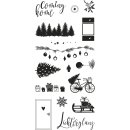 Clear Stamps - "Coming Home", 16 Motive, Beutel 1 Bogen