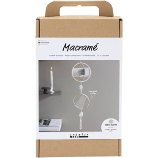 Kreativ Set Macramé, grau/creme, Mobile, 1 Set