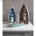 Silikon Gießform Leuchttürme, 14,5x26x2cm, 3 Formen, Box 1Stück