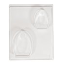 PET Gießform Eier, Motive:6,3x8cm, 8,3x10,5cm/Tiefe...