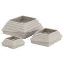 Silikon Gießformen Set Origami Boote, 3tlg., 8x4x2,9cm/12x6x4,3cm/16x8x5,6cm