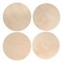 Holz Platten Set L, FSC Mix Credit, natur, 15-15,5cm...