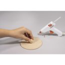 Holz Platten Set L, FSC Mix Credit, natur, 15-15,5cm ø,Stärke 4mm, SB-Btl. 4Stück