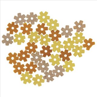 Blütenscheibe, matt, 9 mm, Gelb-Töne, SB-Btl. 30 Stück